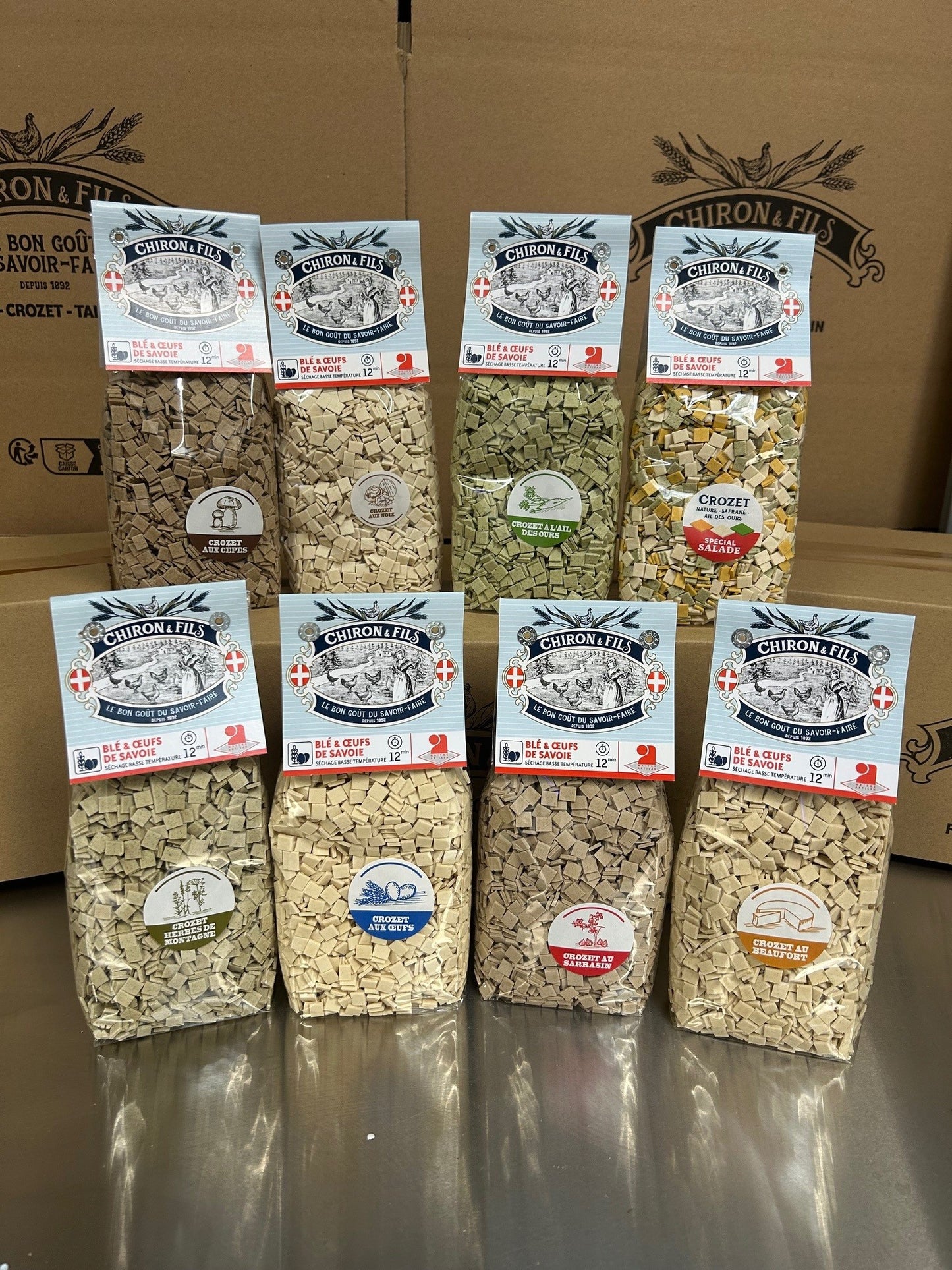 Carton Découverte – Les Crozets Chiron & Fils (8 produits)