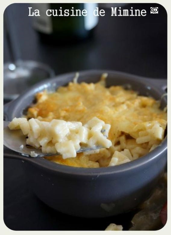 Gratin de crozets au Beaufort Chiron et Fils